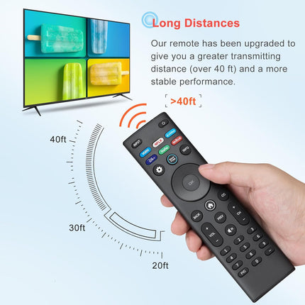 NexWave OndaNex Universal Remote Control XRT140 for VIZIO Smart TV Remote Replacement XRT136 — Smart Tech