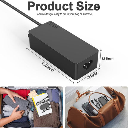 65W USB-C Replacement Laptop Charger Power Adapter Cord