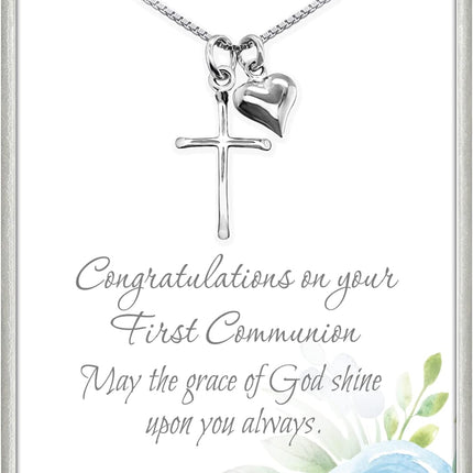 SourceToHome FuenteACasa Alexandreasjewels Sterling Silver Cross Necklace for Girls — Home & Lifestyle