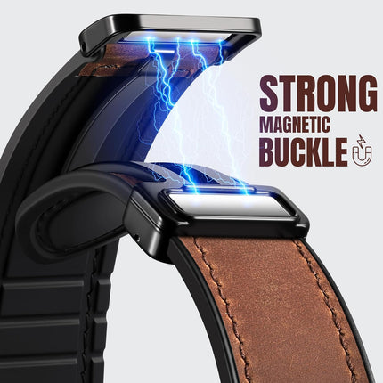 Magnetic Genuine Leather Smartwatch Band