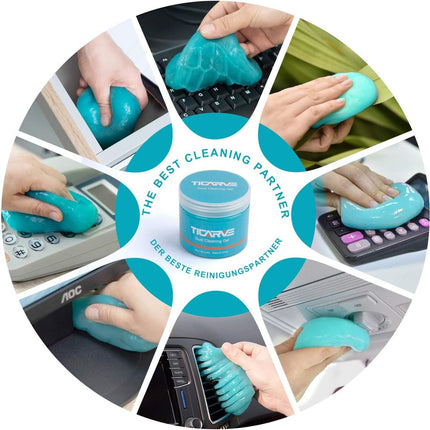 DriveForge ForjaRuta TICARVE Cleaning Gel for Car Detail Tools Car Cleaning Automotive Dust Air — Auto & Moto