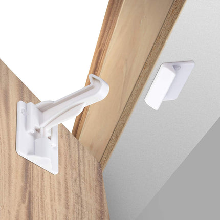 Upgraded Invisible Baby Proofing Cabinet Latch Locks (10 Pack)