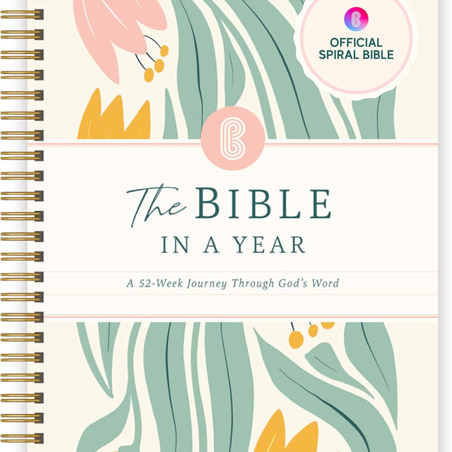 The Bible in a Year 52-Week Guided Study & Reading Plan Notebook