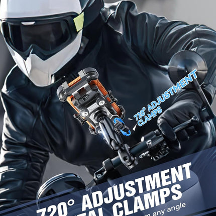 Motorcycle and Bicycle Phone Mount Holder for 4.7-7 in Phones