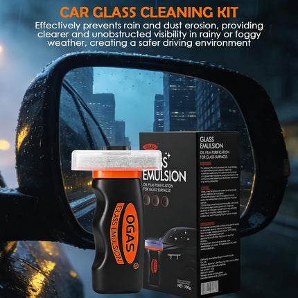 DriveForge ForjaRuta Car Glass Cleaner & Oil Film Remover, Handheld Windshield Cleaner Tool — Auto & Moto