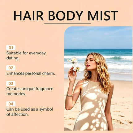GlowEssence EsenciaLuz Vanilla on the Hair and Body Mist, Beach Fragrance Spray — Beauty & Self-Care