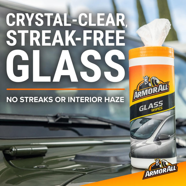 Car Interior Value Pack, 90 Count, with Auto Glass Cleaner, Cleaning Wipes and Protectant Wipes