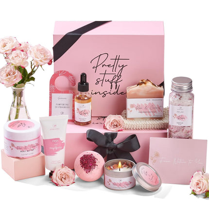 Spa Gift Bath Basket for Mom Self Care