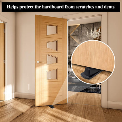 Door Stoppers for Bottom of Door, Rubber Wedge Door Stops