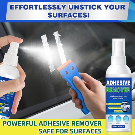 HomeChef ChefDelHogar Adhesive Remover, Powerful Sticker Remover Spray with Scraper — Kitchen & Home