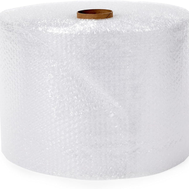 Clear Perforated Bubble Cushioning Wrap, 12 in x 175 ft