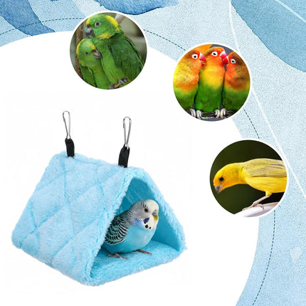 2 Pack Warm Hanging Bird Nest House in Navy Blue and Grey