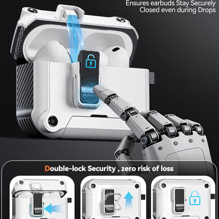Dual Safety Lock 2025 Earbud Case Cover