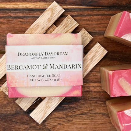 HomeChef ChefDelHogar Bergamot & Mandarin Handmade Artisan Soap Bar (1 Pack)- Refreshing Citrus Scent — Kitchen & Home