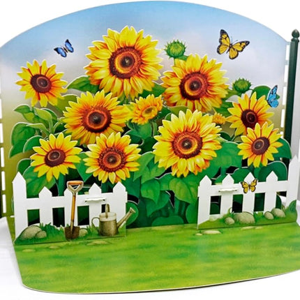 3D Pop-Up Birthday Flower Greeting Card for Women