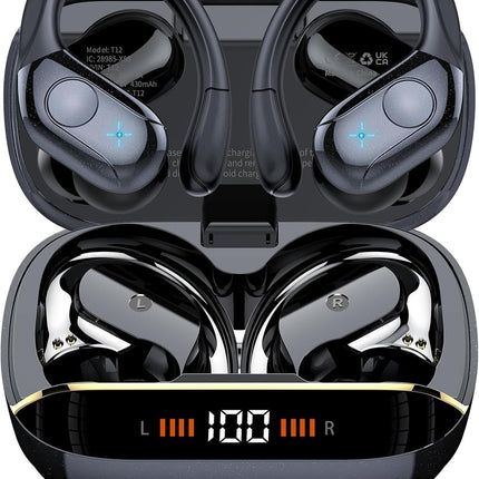 NexWave OndaNex Qecnato Wireless Earbuds Bluetooth 5.4 Headphones 75H Stereo Deep Bass — Smart Tech