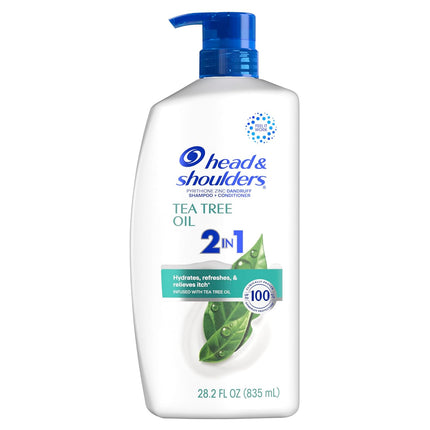 Anti-Dandruff Tea Tree Oil 2-in-1 Shampoo and Conditioner, 28.2 fl oz