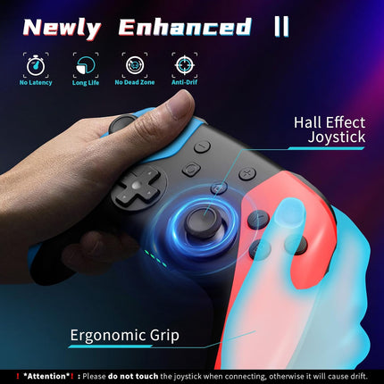 Wireless Pro Controller with Hall Effect Joysticks