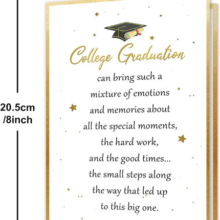 SourceToHome FuenteACasa College Graduation Card, Inspirational Graduation Card Gift — Home & Lifestyle