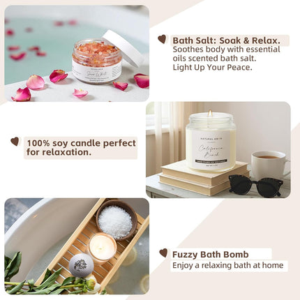 6-Piece Self Care Spa Gift Set for Women