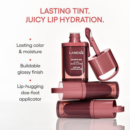 JuicePop Box Korean Lip Tint in Lo-Fi Mauve