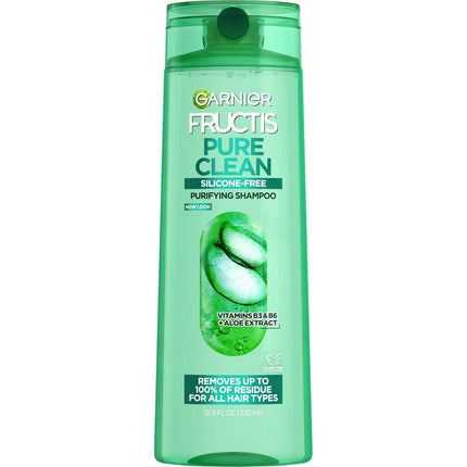 Fructis Pure Clean Purifying Shampoo, Silicone-Free, 12.5 Fl Oz — Beauty & Self-Care