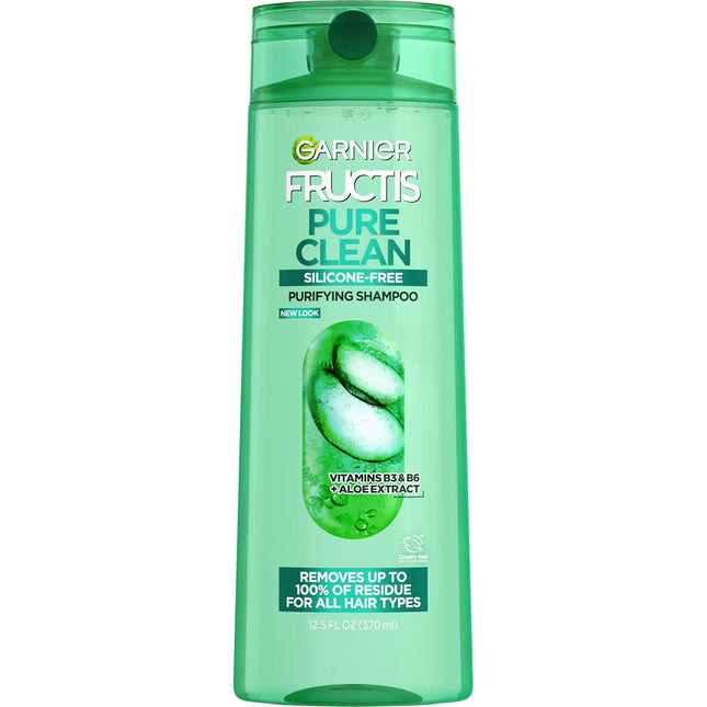 Fructis Pure Clean Purifying Shampoo, Silicone-Free, 12.5 Fl Oz — Beauty & Self-Care