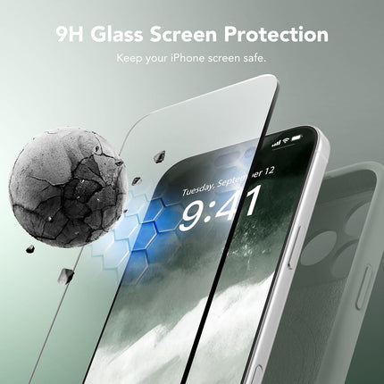 Calke Green Magnetic Silicone Case for 17 Pro Max 6.9-Inch Phone