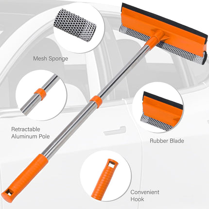 DriveForge ForjaRuta 2 in 1 Car Windshield Squeegees with 15.3"-23.6" Retractable — Auto & Moto