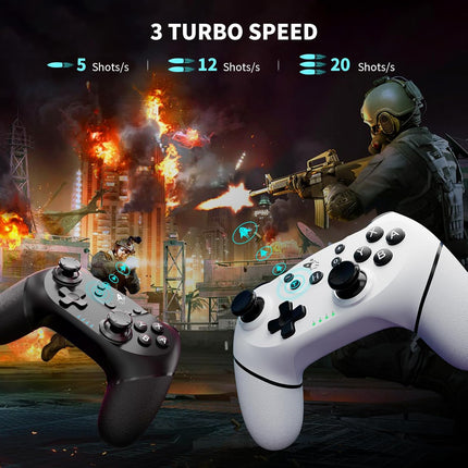 2-Pack Wireless Controllers for Console and PC Gaming