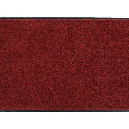 Platinum Series Indoor Wiper Floor Mat, Rubber with Nylon Carpet, 4' x 6', Red