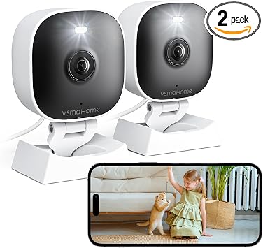2K Indoor/Outdoor Wired WiFi Dome Security Camera