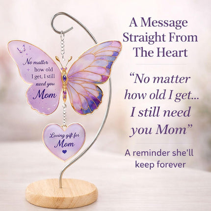 SourceToHome FuenteACasa Butterfly Gift for Mom, Butterfly Desk Decor Suncatcher — Home & Lifestyle