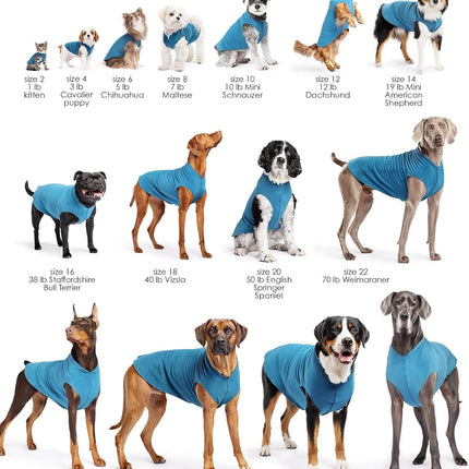 Red Stretch Fleece Dog Sweater - Size 16
