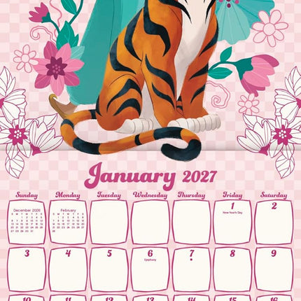 2027 Princess Mini Calendar