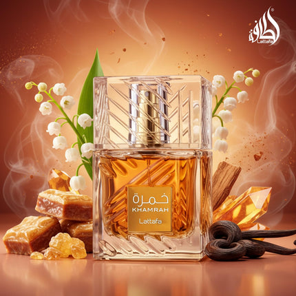 Khamrah Vanilla Warm Spicy Amber Eau de Parfum, 3.4 oz