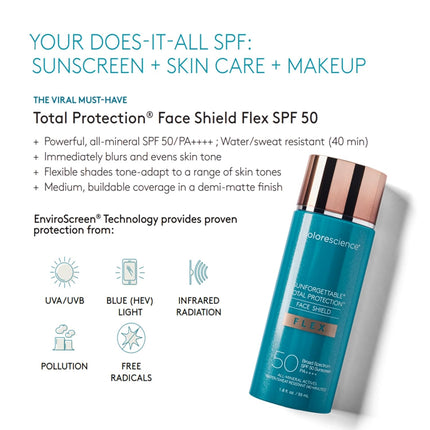 Tinted Mineral Facial Sunscreen SPF 50, Medium, 1.8 fl. oz.