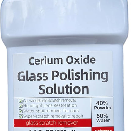 200ml Cerium Oxide Glass Polishing Liquid for Windshields & Glass