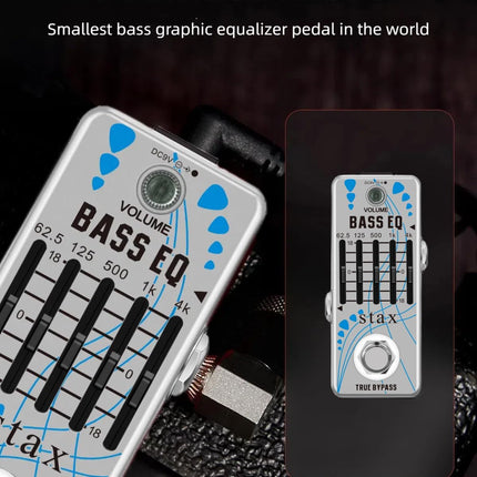 SourceToHome FuenteACasa Stax Equalizer Guitar Pedal Analog 5 Band Graphic EQ Guitar Effects Pedals — Home & Lifestyle
