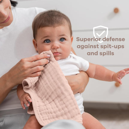 Muslin Burp Cloths 20" x 10", Pack of 10
