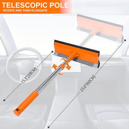 DriveForge ForjaRuta 2 in 1 Car Windshield Squeegees with 15.3"-23.6" Retractable — Auto & Moto