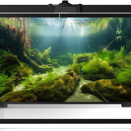Ocean Floor Aquarium Background, Durable Vinyl 48x24 in