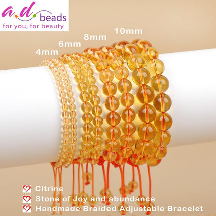 AD Beads Handcrafted Beaded Macrame Bracelet Stylish Customizable Jewelry — Health & Wellness