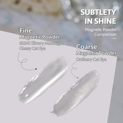 Glassy Cat Eye Gel Nail Polish, 16ml, Silvery Moonlight