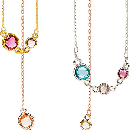 SourceToHome FuenteACasa MignonandMignon Birthstone Necklace for Mom Grandma — Home & Lifestyle