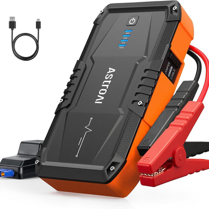 S8 1500A Portable 12V Lithium Car Battery Jump Starter