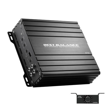 Mono Amplifier for High-Power Subwoofers, 700W RMS, Digital Class D, 1 Ohm Stable