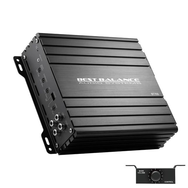 Mono Amplifier for High-Power Subwoofers, 700W RMS, Digital Class D, 1 Ohm Stable