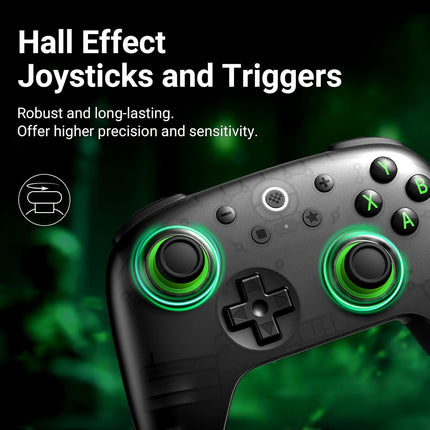 Ultimate 2C Wireless 2.4G Controller for Windows PC and Android, Transparent Black