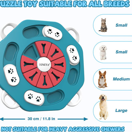 Dog Puzzle Enrichment Toy for Treat Training Games